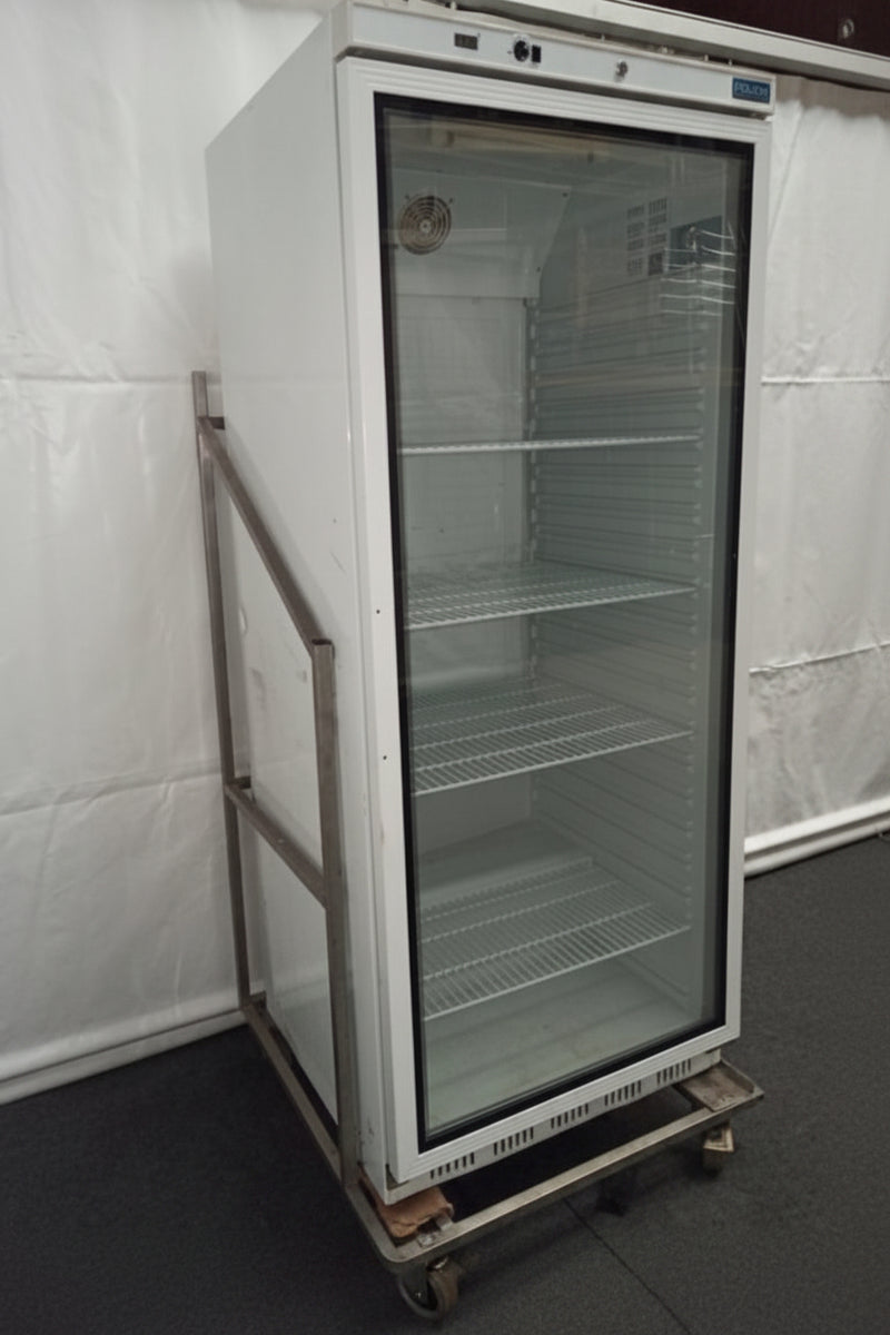 Koelkast glazen deur 600 liter (verrijdbaar)